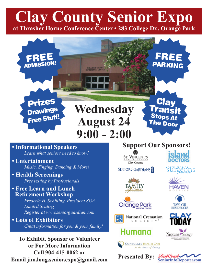 2016 Clay County Senior Expo Flyer